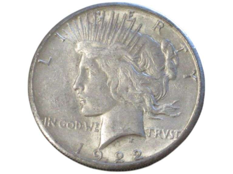 1922 S Liberty Peace Silver Dollar