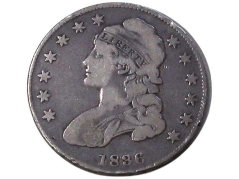 1836 Capped Bust Half Dollar  - Liberty Design