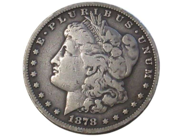 $1 Carson City Morgans, Barber and Seated Type, Currency, Silver, Early Copper. Saturday August 2nd
