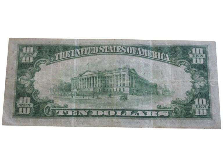 $10 NATIONAL SAN FRANCISCO CHARTER 9174 1929