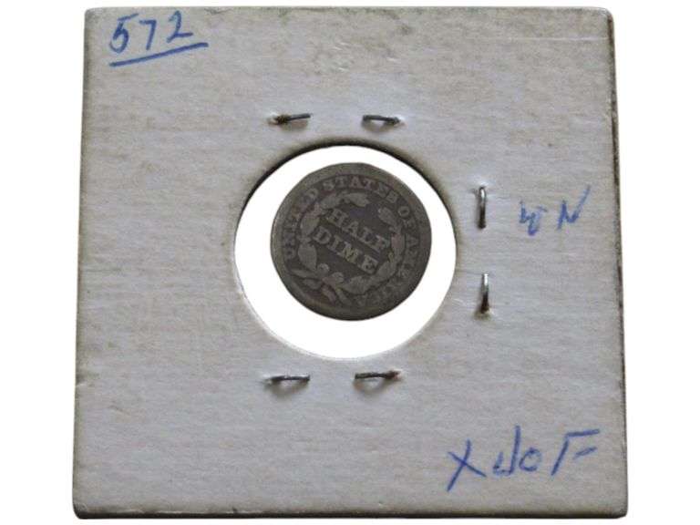 1847 HALF DIME