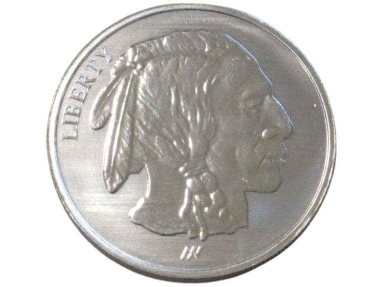 Collectible 1 Troy Ounce .999 Silver Buffalo Round