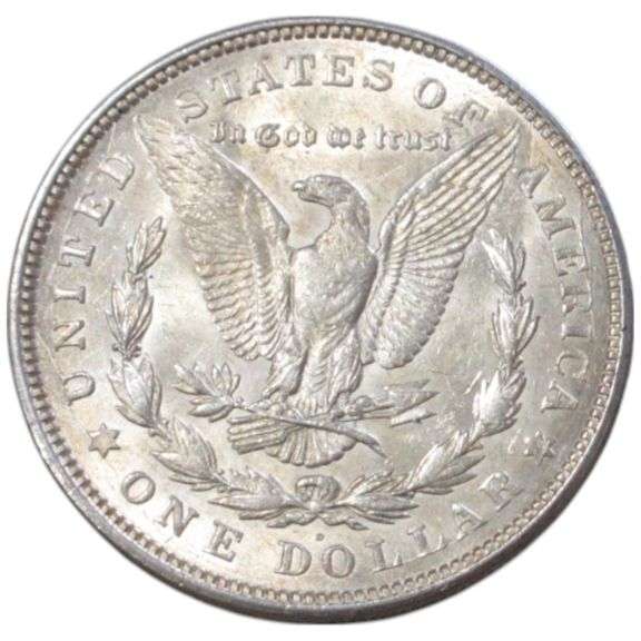 $1 1921 D MORGAN SILVER DOLLAR