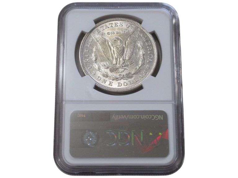 1921 Morgan Silver Dollar MS60 NGC Graded