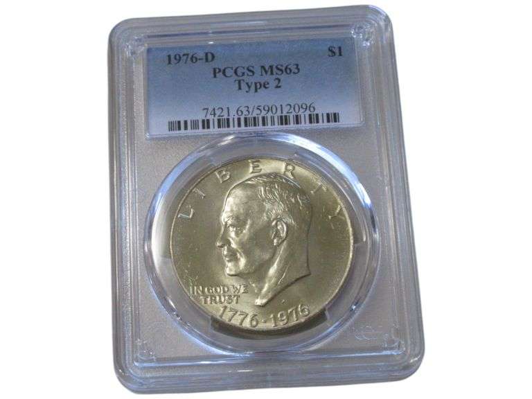 1976-D Eisenhower Dollar Bicentennial  PCGS MS63 Type 2