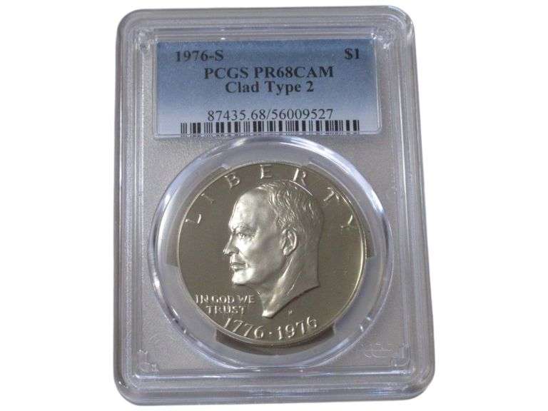 1976-S Eisenhower Dollar PCGS PR68CAM Clad Type 2
