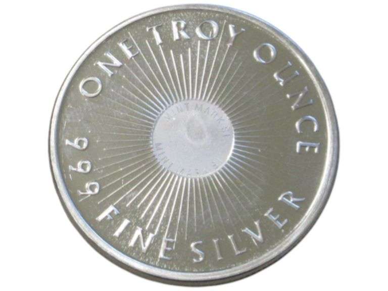 Sunshine Minting Silver Round  .999 Fine 1 Ounce Silver