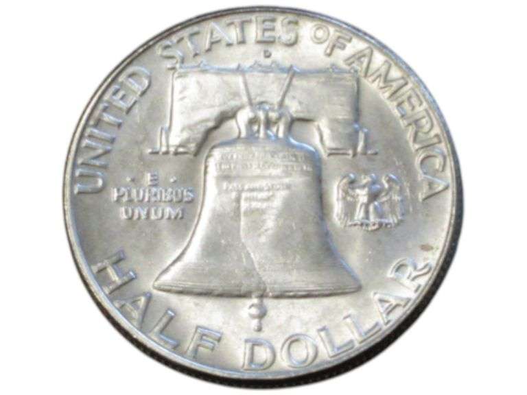 1963 D Franklin Half Dollar  - Liberty Design