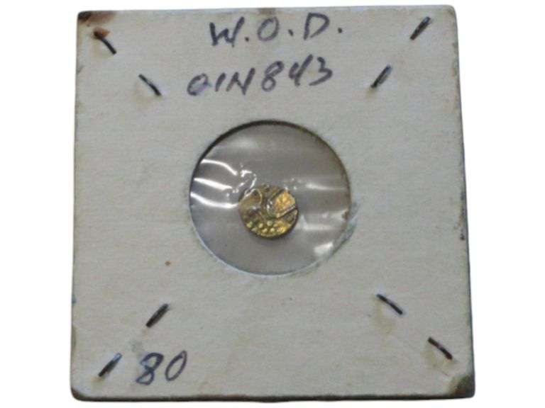 Gold India Netherlands Gold Fanam  - Vira Raya Type Cochin Mint