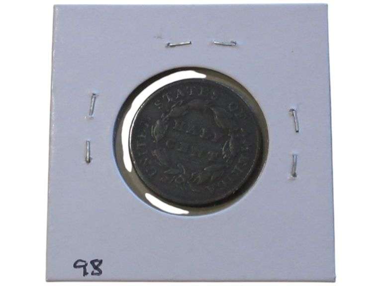 1835 Classic Head Half Cent  - VG8 Condition, Rev. Rotated Right