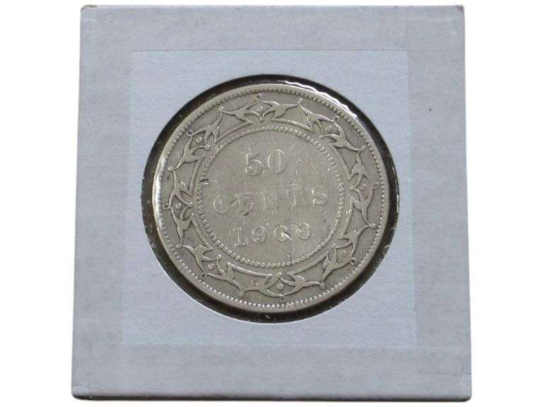 1900 NEW FOUNDLAND 50 CENTS