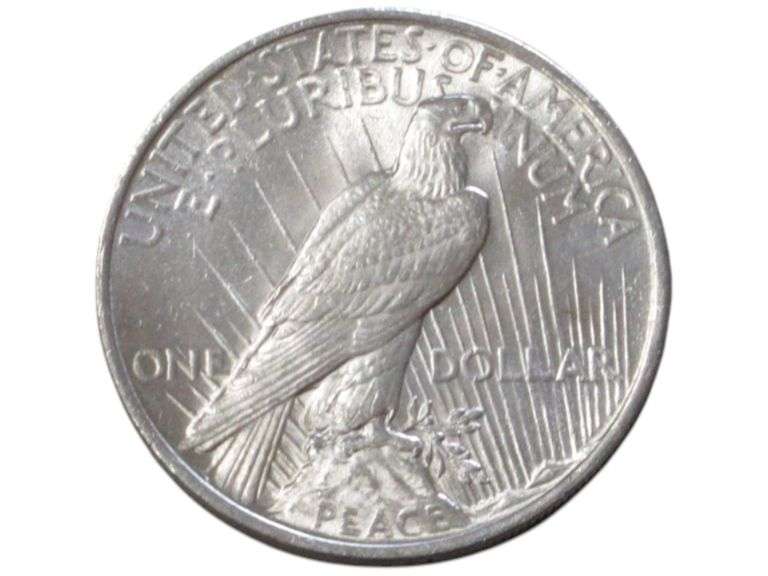 1922 Peace Silver Dollar Brilliant Uncirculated