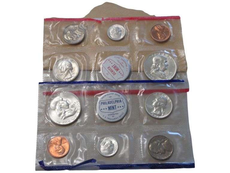 1959 U.S. Mint Uncirculated  Set - Philadelphia and Denver