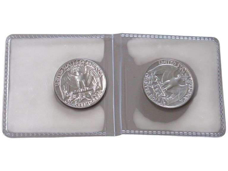 Vintage U.S. Washington Quarters - 1961 & 1965 Silver