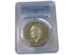 1974-S Eisenhower Dollar PCGS PR67CAM Clad