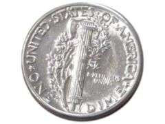 1945 Mercury Dime MS 10C Silver