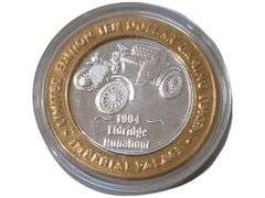 Imperial Palace Limited Edition $10 Gaming Token - .999 Fine Silver