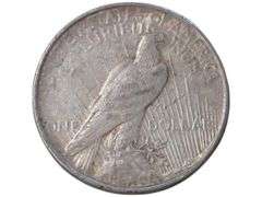 1923 D Peace Dollar  - Antique Collectible Silver Currency