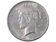 1922 Peace Silver Dollar  - Collectible US Currency