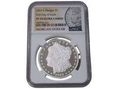 2023 S Morgan Dollar NGC PF 70 Ultra Cameo First Day of Issue