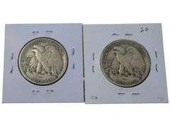 1938 & 1929-S Walking Liberty Half Dollar  Set