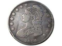 1834 Capped Bust Half Dollar