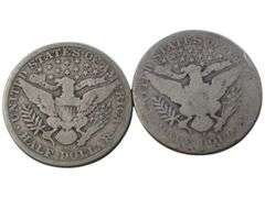 1903 S and 1912 D Barber Half Dollar Lot