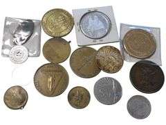 Vintage Collectible  and Token Assortment