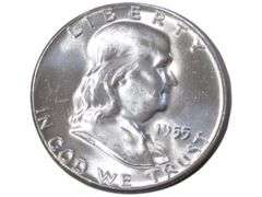Bugs Bunny Variety Uncirculated 1955 Franklin Half Dollar