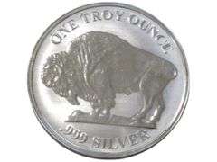 Reverse Proof 1 ounce silver Round .999