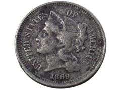 1869 3 Cent Piece