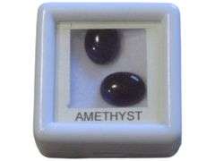 Pair of Amethyst Gemstones