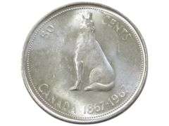 SILVER 50 CENT 1967 CANADA