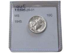 1945 Mercury Dime MS 10C Silver