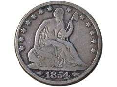 1854 O Seated Liberty Half
