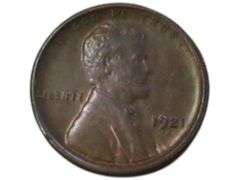 1921 S Lincoln Wheat cent