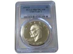 1976-S Eisenhower Dollar PCGS PR67DCAM Clad Type 2