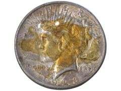 1923 D Peace Dollar  - Antique Collectible Silver Currency