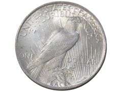 1923 Peace Silver Dollar  – Liberty Head Design