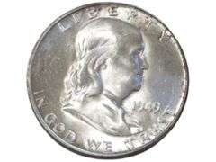 1949 S Franklin Half Dollar  - Vintage Collector's Item