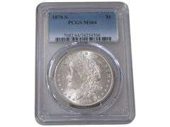 PCGS Graded 1878-S Morgan Silver Dollar MS64