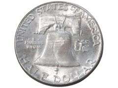 1950 Franklin Half Dollar Silver