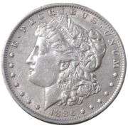 $1 1886-O MORGAN SILVER DOLLAR