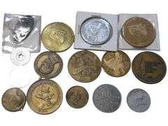 Vintage Collectible  and Token Assortment