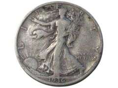 1936 S Walking Liberty Half Dollar  - Collectible Silver U.S. Currency