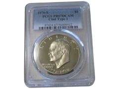 1976-S Eisenhower Dollar PCGS PR67DCAM Clad Type 1
