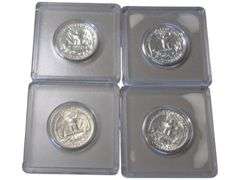 Set of 4 U.S. Washington Quarters 1946 1960 1955 1959