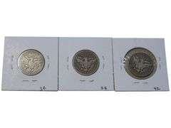 1914-1916 Barber Quarter Set - Graded F12-F15 with Mint Mark Variations