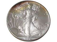 1990 American Silver Eagle  - Brilliant Uncirculated