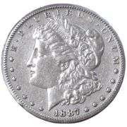 $1 1887-S MORGAN SILVER DOLLAR